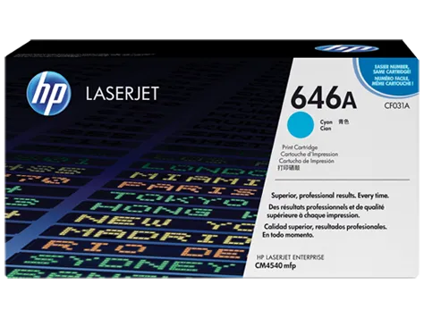 Toner HP Azul CF031A - (646A)