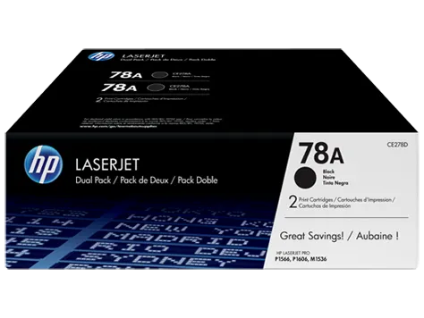 Toner HP Preto CE278AD - 2x (78A)