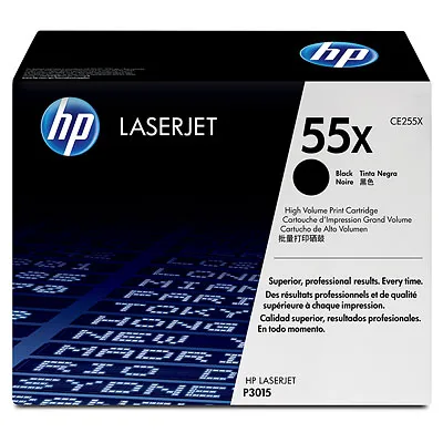 Toner HP Preto CE255XD - (55X)