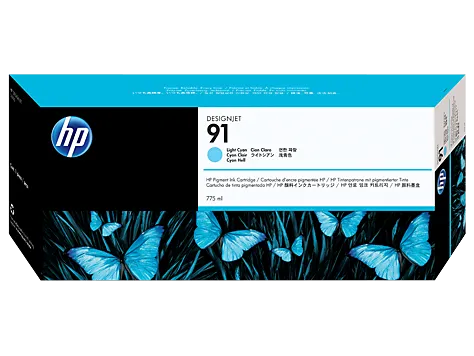 Tinteiro HP Azul Claro C9470A - (91)