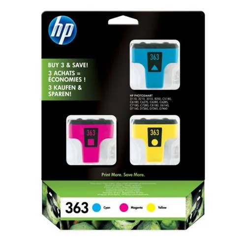 Tinteiro HP Pack 3 Tinteiros CB333E - (363)