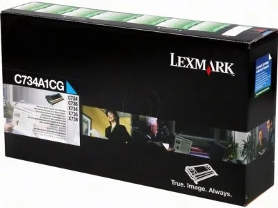 Toner Lexmark Azul C734A1CG