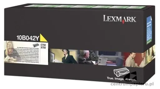 Toner Lexmark Amarelo 10B042Y