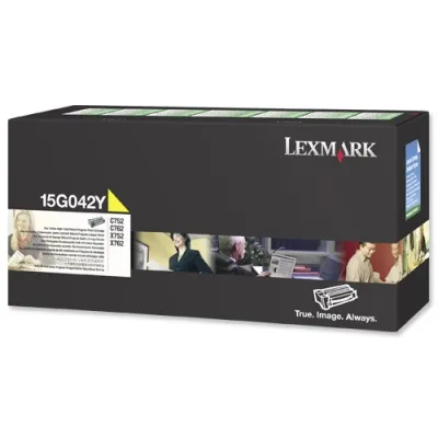 Toner Lexmark Amarelo 15G042Y