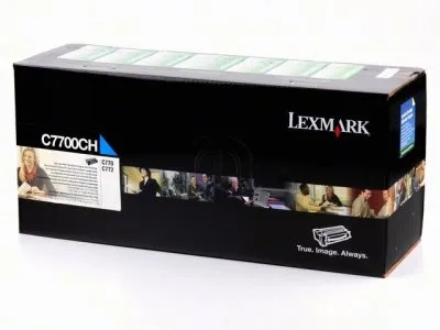 Toner Lexmark Azul C7700CH