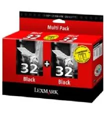 Tinteiro Lexmark Preto 2x 80D2956 (32)