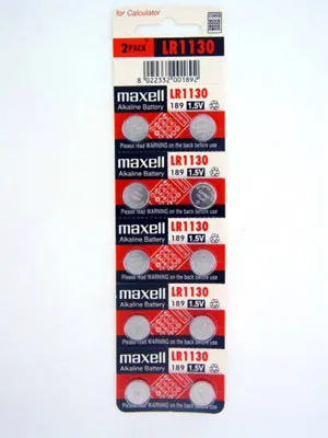 Pilhas Maxell Micro Alcalinas LR1130-B2