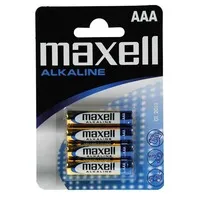 Pilhas Maxell Alcalinas AAA LR03XL-B4