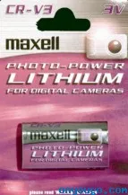 Pilhas Maxell Lítio Foto CRV3B1