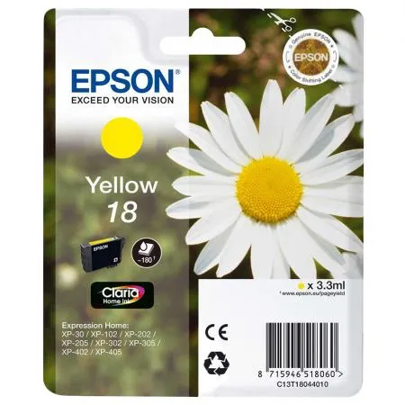 Tinteiro Epson Amarelo 18