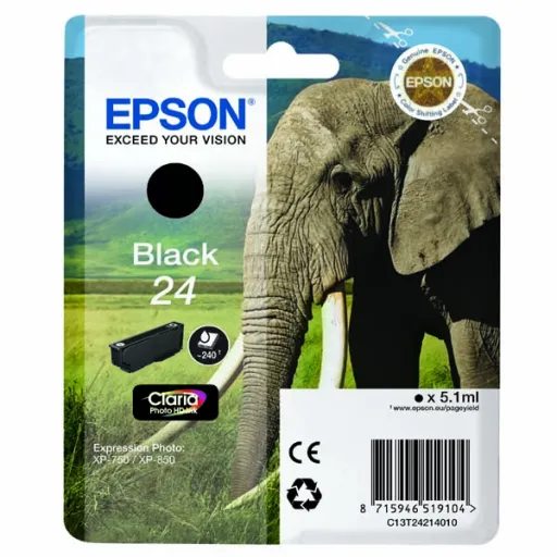 Tinteiro Epson Preto 24