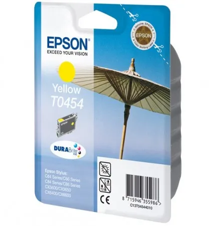 Tinteiro Epson Amarelo T0454