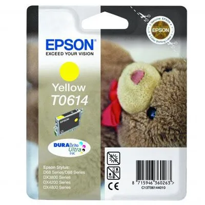 Tinteiro Compatível Epson Amarelo T0614