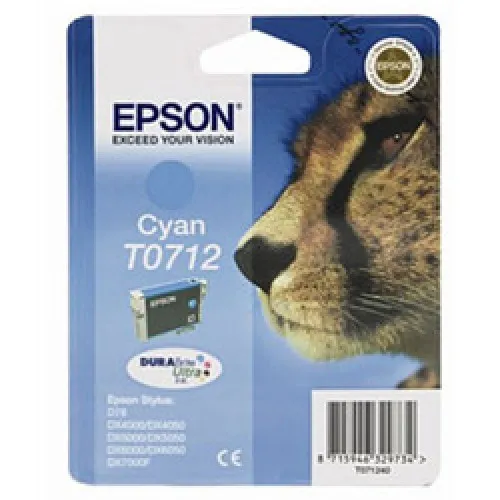 Tinteiro Compatível Epson Azul T0712