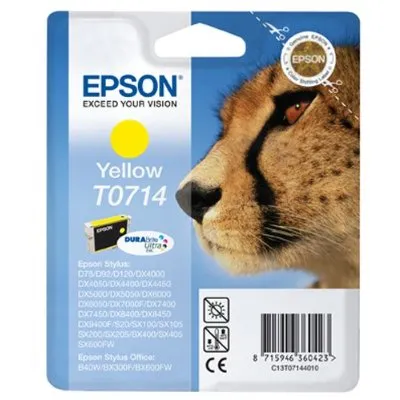 Tinteiro Compatível Epson Amarelo T0714