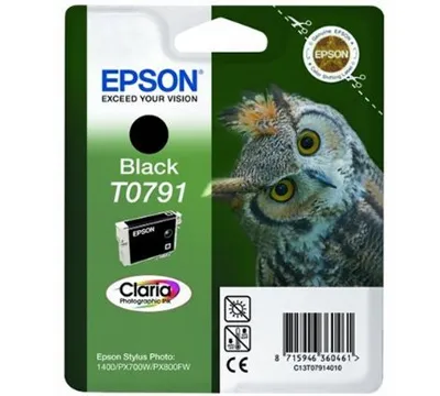 Tinteiro Compatível Epson Preto T0791