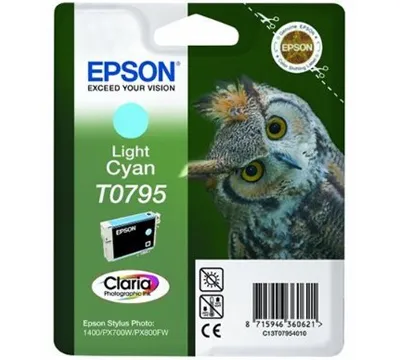 Tinteiro Compatível Epson Azul Claro T0795