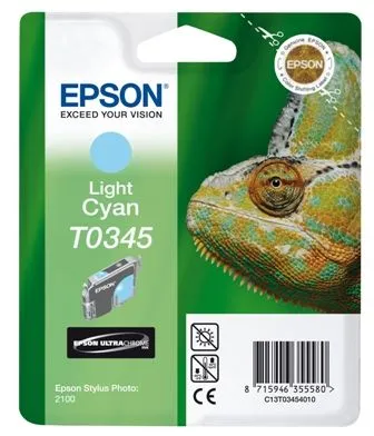 Tinteiro Epson Azul Claro T0345