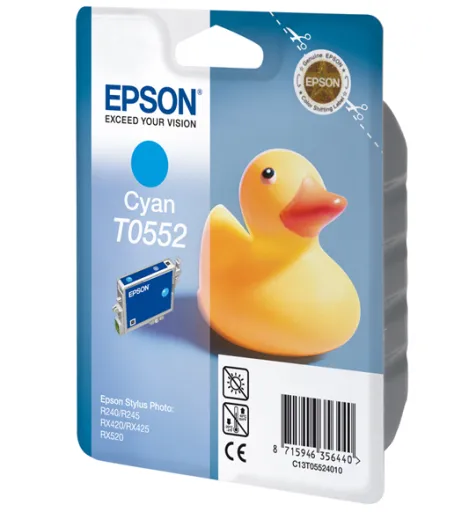 Tinteiro Compatível Epson Azul T0552