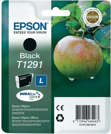 Tinteiro Compatível Epson Preto T1291