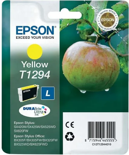 Tinteiro Compatível Epson Amarelo T1294