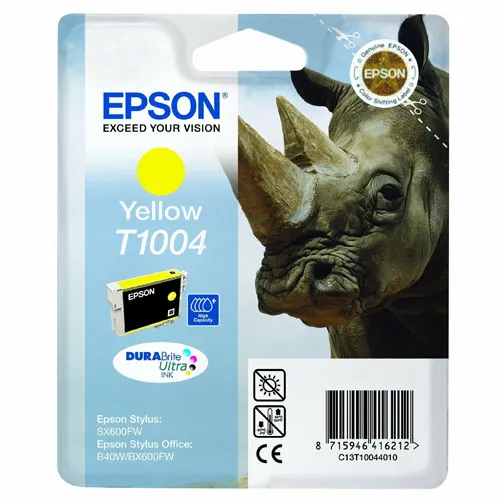 Tinteiro Compatível Epson Amarelo T1004