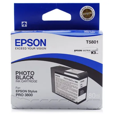 Tinteiro Epson Preto T5801