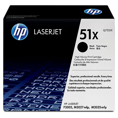 Toner HP Preto Q7551X - (51X)