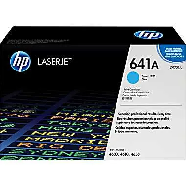 Toner HP Azul C9721A - (641A)