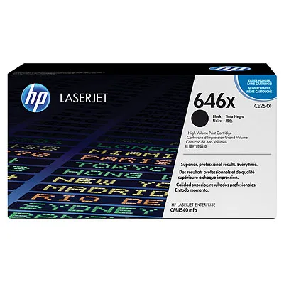 Toner HP Preto CE264X - (646X)