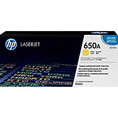 Toner HP Amarelo CE272A - (650A)