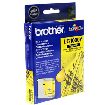 Tinteiro Brother Amarelo LC1000Y