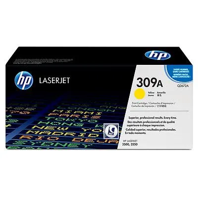 Toner HP Amarelo Q2672A - (309A)