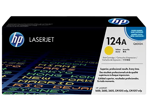 Toner HP Amarelo Q6002A  - (124A)