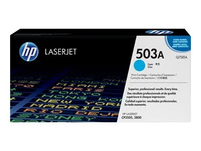 Toner HP Azul Q7581A - (503A)