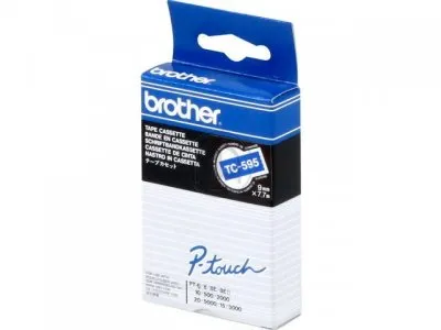 Fitas Brother Laminadas Azul/Branco 9 mm X 7.7 M