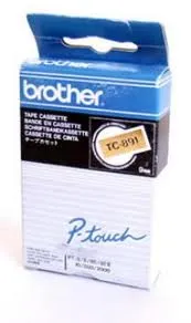 Fitas Brother Laminadas Preto/Dourado 9 mm X 7.7 M