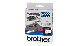 Fitas Brother Laminadas Branco/Azul 12 mm X 15 M