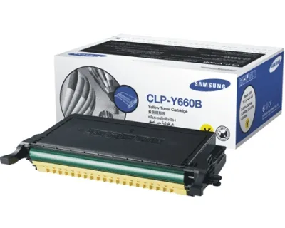 Toner Samsung CLP-Y660B Amarelo