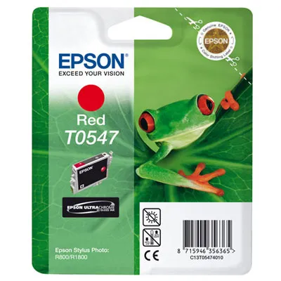 Tinteiro Epson Vermelho T0547