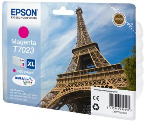 Tinteiro Epson Magenta T7023