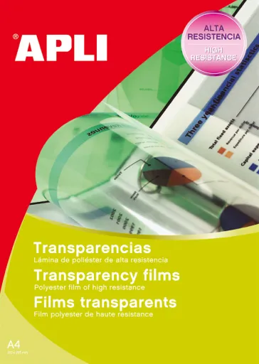 Acetatos / Transparências Inkjet A4 20 Folhas