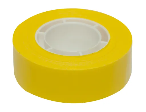 Fitas Cola de Cores em Rolo Amarelo 19x33mm