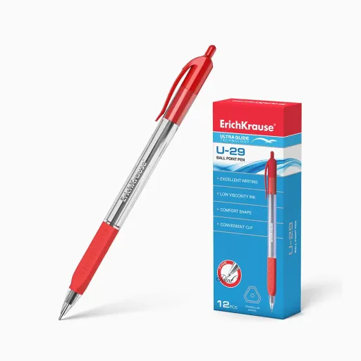 Esferográfica Retráctil Ultra Glide Technology U-29 Vermelho 0.6mm