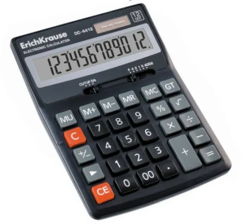 Calculadora Electrónica 12 Dígitos DC-4412