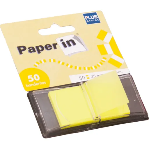 Dispensador de Notas Aderentes Amarelo 50 Unid