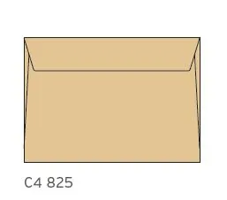 Envelopes Oficio C4 229x324mm Kraft 90g