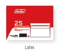 Envelopes C6 Látex 114x162mm Maço de 25Un.