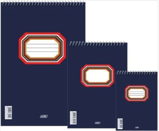 Bloco de Notas Espiral A5 Liso 60 Folhas