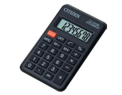 Calculadora Citizen Lc 310N Ver 8 Dígitos